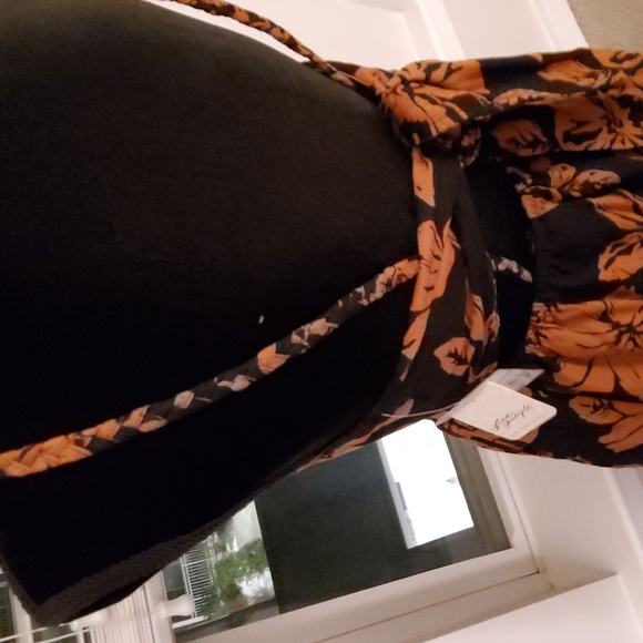 Free People The Perfect Square Neck Sleeveless Floral Midi Sundress - Picture 12 of 16